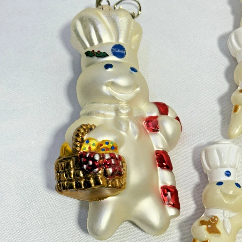 2000 Kurt Alder Polonaise‎ Pillsbury Doughboy Ornament And 10 Light Covers